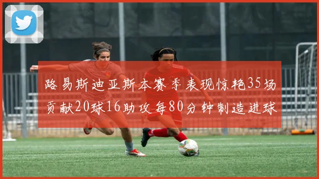 路易斯迪亚斯本赛季表现惊艳35场贡献20球16助攻每80分钟制造进球